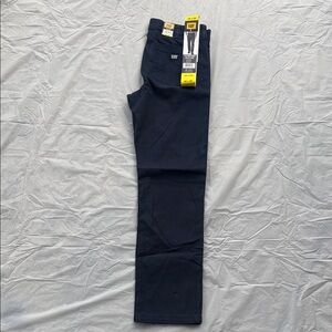 CAT Caterpillar Flex Waistband utility Work Pants NavyWork Pants Size 32x34